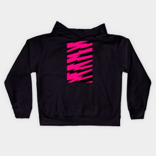 Pizzazz Pink Lightning Kids Hoodie